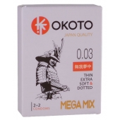 Набор из 4 презервативов OKOTO MegaMIX - Sitabella - купить с доставкой в Рыбинске