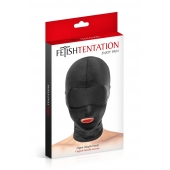 Сплошная маска на голову с прорезью для рта - Fetish Tentation - купить с доставкой в Рыбинске