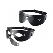 Черная кожаная маска  Новичок - Sitabella - купить с доставкой в Рыбинске