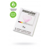 Супертонкие презервативы Masculan Pur - 3 шт. - Masculan - купить с доставкой в Рыбинске
