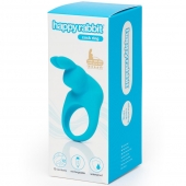 Голубое эрекционное виброкольцо Happy Rabbit Rechargeable Rabbit Cock Ring - Happy Rabbit - в Рыбинске купить с доставкой