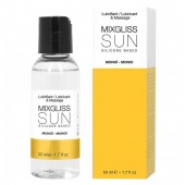 Смазка на силиконовой основе Mixgliss Sun - 50 мл. - Mixgliss - купить с доставкой в Рыбинске