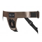 Бронзовый пояс для насадок Curious Harness - Strap-on-me - купить с доставкой в Рыбинске
