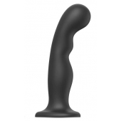 Черная насадка Strap-On-Me Dildo Plug P G size XXL - Strap-on-me - купить с доставкой в Рыбинске