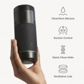 Черный мастурбатор с контролем всасывания Arcwave Pow Stroker - Arcwave - в Рыбинске купить с доставкой