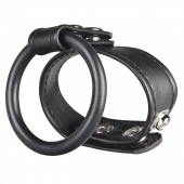 Двойное кольцо выносливости на пенис DUAL STAMINA RING - BlueLine - в Рыбинске купить с доставкой