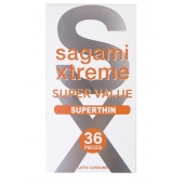 Ультратонкие презервативы Sagami Xtreme Superthin - 36 шт. - Sagami - купить с доставкой в Рыбинске