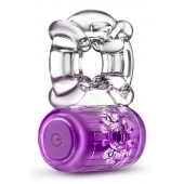 Фиолетовое эрекционное виброкольцо One Night Stand Vibrating C-Ring - Blush Novelties - в Рыбинске купить с доставкой