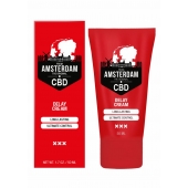 Крем-пролонгатор CBD from Amsterdam Delay Cream - 50 мл. - Shots Media BV - купить с доставкой в Рыбинске