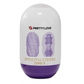 Сиреневый мастурбатор-яйцо Smooth Stripes - Baile - в Рыбинске купить с доставкой