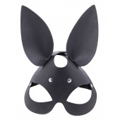 Черная гладкая маска  Зайка  с длинными ушками - Crazy Handmade - купить с доставкой в Рыбинске