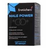 Капсулы для мужчин Erotichard male power - 20 капсул (0,370 гр.) - Erotic Hard - купить с доставкой в Рыбинске