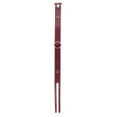 Бордовый ремень Halo Waist Belt - размер L-XL - Shots Media BV - купить с доставкой в Рыбинске