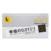 Презервативы Sagami Original 0.02 L-size увеличенного размера - 5 шт. - Sagami - купить с доставкой в Рыбинске