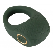 Зеленое эрекционное виброкольцо Luxurious Vibro Cock Ring - Orion - в Рыбинске купить с доставкой