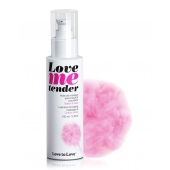 Съедобное согревающее массажное масло Love Me Tender Cotton Candy с ароматом сладкой ваты - 100 мл. - Love to Love - купить с доставкой в Рыбинске