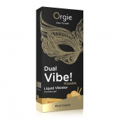 Съедобный гель Dual Vibe Pina Colada с эффектом вибрации и вкусом коктейля пина колада - 15 мл. - ORGIE - купить с доставкой в Рыбинске