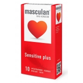 Презервативы Masculan Sensitive plus - 10 шт. - Masculan - купить с доставкой в Рыбинске