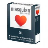Презервативы увеличенного размера Masculan XXL - 3 шт. - Masculan - купить с доставкой в Рыбинске