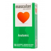Презервативы анатомической формы Masculan Anatomic - 10 шт. - Masculan - купить с доставкой в Рыбинске