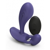 Темно-синий вибромассажер Witty P G Vibrator with Remote Control - Love to Love - в Рыбинске купить с доставкой