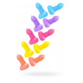 Набор из 10 разноцветных свечей в форме пениса - Pecado - купить с доставкой в Рыбинске