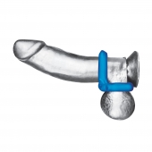 Комплект из 2 эрекционных колец-восьмерок 2-Pack Duo Cock And Ball Stamina Enhancement Ring - BlueLine - в Рыбинске купить с доставкой