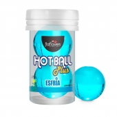 Лубрикант на масляной основе Hot Ball Plus с охлаждающим эффектом (2 шарика по 3 гр.) - HotFlowers - купить с доставкой в Рыбинске