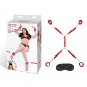 Красная фиксация на матрас Classic Bedspreader - Lux Fetish - купить с доставкой в Рыбинске