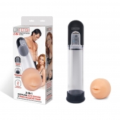 Автоматическая вакуумная помпа-мастурбатор Blowjob Auto Sucker Penis Enlarger Pump - Lux Fetish - в Рыбинске купить с доставкой