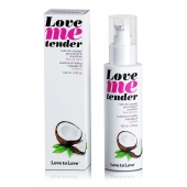 Съедобное согревающее массажное масло Love Me Tender Cocos с ароматом кокоса - 100 мл. - Love to Love - купить с доставкой в Рыбинске