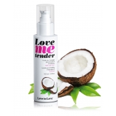Съедобное согревающее массажное масло Love Me Tender Cocos с ароматом кокоса - 100 мл. - Love to Love - купить с доставкой в Рыбинске
