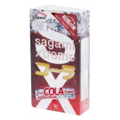 Ароматизированные презервативы Sagami Xtreme COLA - 10 шт. - Sagami - купить с доставкой в Рыбинске