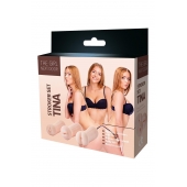 Набор из 3 мастурбаторов The Girl Next Door Tina - Dream Toys - в Рыбинске купить с доставкой