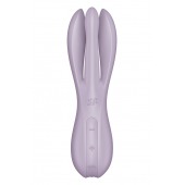 Сиреневый клиторальный вибромассажер Threesome 2 - Satisfyer