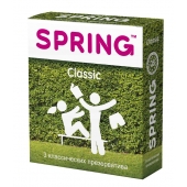 Классические презервативы SPRING CLASSIC - 3 шт. - SPRING - купить с доставкой в Рыбинске