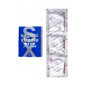 Розовые презервативы Sagami Xtreme FEEL FIT 3D - 3 шт. - Sagami - купить с доставкой в Рыбинске