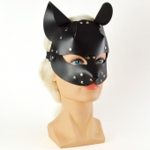 Черная кржаная маска Pussy - Sitabella - купить с доставкой в Рыбинске