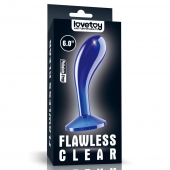 Синяя анальная втулка Flawless Clear Prostate Plug 6.0 - 15 см. - Lovetoy - в Рыбинске купить с доставкой