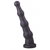 Анальная пробка платинового цвета с изгибом - 18 см. - LOVETOY (А-Полимер)