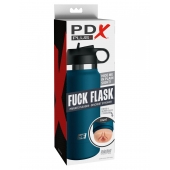 Мастурбатор-вагина в синей колбе F*ck Flask - Pipedream - в Рыбинске купить с доставкой