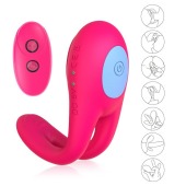 Розовое виброкольцо с пультом ДУ - I-MOON - в Рыбинске купить с доставкой