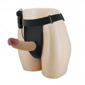 Полый вибрострапон на регулируемых трусиках Draven - 17,5 см. - Baile - купить с доставкой в Рыбинске