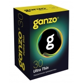 Супертонкие презервативы Ganzo Ultra thin - 30 шт. - Ganzo - купить с доставкой в Рыбинске