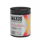 Анатомические презервативы MAXUS Sensual - 15 шт. - Maxus - купить с доставкой в Рыбинске