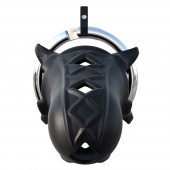 Черный замок верности Extreme Silicone Cock Blocker - Pipedream - купить с доставкой в Рыбинске
