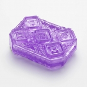 Фиолетовый мастурбатор-стимулятор Tenga Uni Amethyst - Tenga - в Рыбинске купить с доставкой