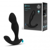 Черный утяжеленный анальный стимулятор Rocker Plug - 12 см. - b-Vibe - в Рыбинске купить с доставкой