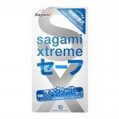 Презервативы Sagami Xtreme Ultrasafe с двойным количеством смазки - 10 шт. - Sagami - купить с доставкой в Рыбинске
