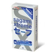 Презервативы Sagami Xtreme Ultrasafe с двойным количеством смазки - 10 шт. - Sagami - купить с доставкой в Рыбинске